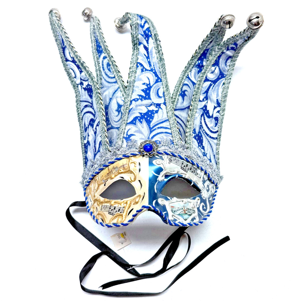 Venetian Mask Blue Jester